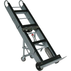 Wesco Industrial Products - 550 Lb Capacity 61" OAH Appliance Hand Truck - 5 x 24" Base Plate, Dual Loop Handle, Steel, Mold-On Rubber Wheels - Apex Tool & Supply