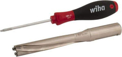 Sumitomo - 16.51 to 17.5mm Diam, 3xD, 3.78" Max Depth, 3/4" Shank Diam, 4.693" Flute, 6.693" OAL, Replaceable Tip Drill - Series SMD - Apex Tool & Supply