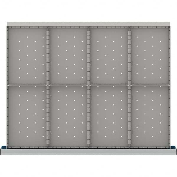 LISTA - 8-Compartment Drawer Divider Layout for 3.15" High Drawers - Apex Tool & Supply