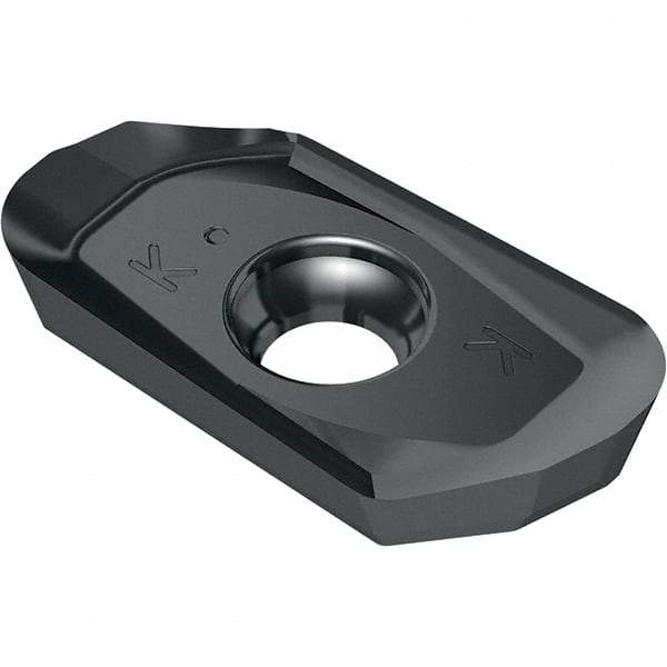 Walter - ZDGT200530 K85 Grade WK10 Carbide Milling Insert - Uncoated, 0.2189" Thick, 3mm Corner Radius - Apex Tool & Supply