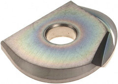 Walter - P3204D19.05 Grade WSP46 Carbide Milling Insert - TiAlN/Al2O3 Finish, 0.1181" Thick, 9.53mm Corner Radius - Apex Tool & Supply