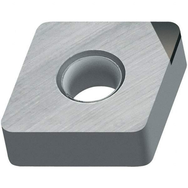 Walter - CNMA432 Grade WCB50 CBN Turning Insert - Uncoated, 80° Diamond, 1/2" Inscr Circle, 3/16" Thick, 1/32" Corner Radius - Apex Tool & Supply
