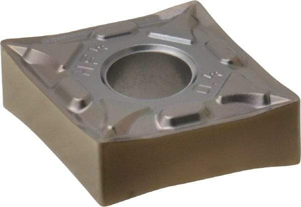 Walter - CNMG431 NF4 Grade WSM10 Carbide Turning Insert - 80° Diamond, 1/2" Inscr Circle, 3/16" Thick, 1/64" Corner Radius - Apex Tool & Supply