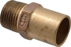 NIBCO - 3/4 x 1/2" Cast Copper Pipe Adapter - FTG x M, Pressure Fitting - Apex Tool & Supply