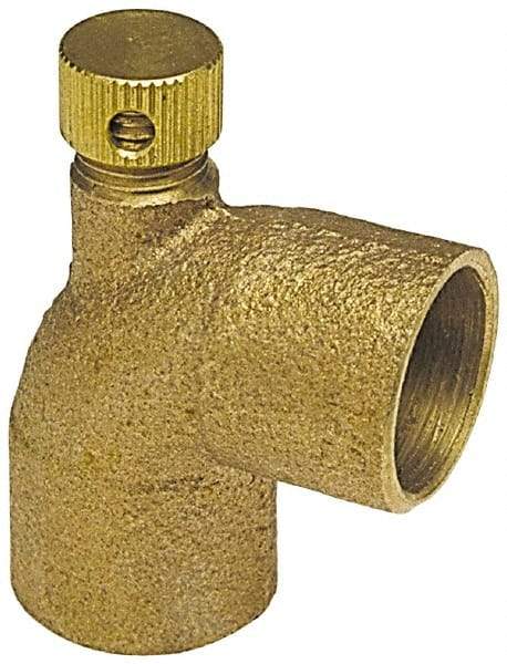 NIBCO - 1" Cast Copper Pipe 90° Vent Elbow - C x C, Pressure Fitting - Apex Tool & Supply