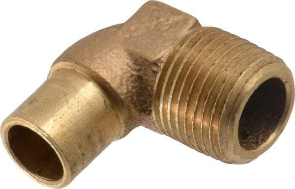 NIBCO - 1/2" Cast Copper Pipe 90° Elbow - FTG x M, Pressure Fitting - Apex Tool & Supply