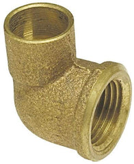 NIBCO - 1-1/2" Cast Copper Pipe 90° Elbow - C x F, Pressure Fitting - Apex Tool & Supply