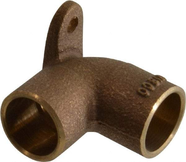 NIBCO - 1/2" Cast Copper Pipe 90° Drop Ear Elbow - C x C, Pressure Fitting - Apex Tool & Supply