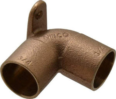 NIBCO - 3/4" Cast Copper Pipe 90° Drop Ear Elbow - C x C, Pressure Fitting - Apex Tool & Supply