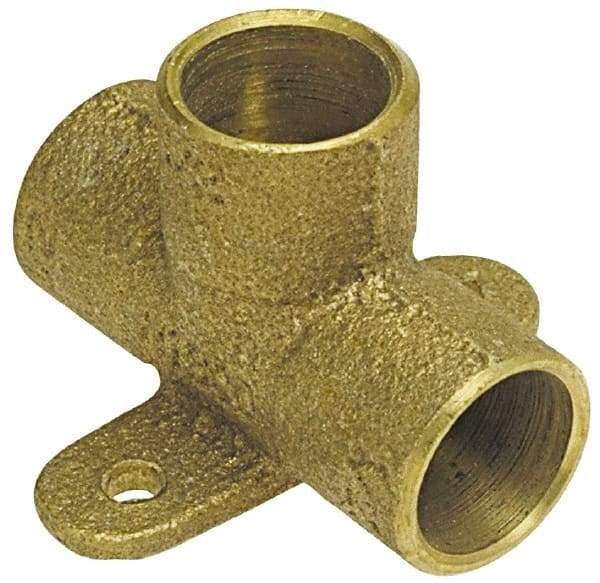 NIBCO - 1/2" Cast Copper Pipe Drop Tee - C x C x C, Pressure Fitting - Apex Tool & Supply