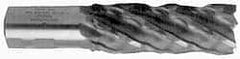 Minicut International - 5/8", 1-5/8" LOC, 5/8" Shank Diam, 3-3/4" OAL, 4 Flute, Powdered Metal Square End Mill - Single End, Uncoated, Spiral Flute, 35° Helix, Centercutting, Right Hand Cut, Right Hand Flute, Series 995 - Apex Tool & Supply