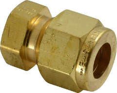 Parker - 3/8" OD, Brass End Cap - 2,300 Max Working psi, 11/16" Hex, Comp Ends - Apex Tool & Supply