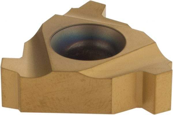 Seco - 27ER External Right Hand 4 Stub Acme Laydown Threading Insert - Grade CP500, TiAlN/TiN Coated Carbide, 15.88mm Inscribed Circle - Apex Tool & Supply