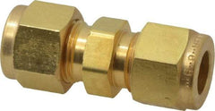 Parker - 3/8" OD, Brass Union - 2,300 Max Working psi, 5/8" Hex, Comp x Comp Ends - Apex Tool & Supply