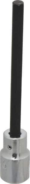 Proto - 1/2" Drive, 5/16" Hex Bit Socket - 5-5/8" OAL, 4-1/8" Bit Length, Long Hex Bit Socket - Apex Tool & Supply