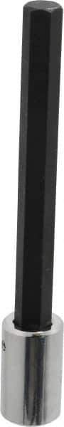 Proto - 1/2" Drive, 9/16" Hex Bit Socket - 7-1/8" OAL, 5-3/8" Bit Length, Long Hex Bit Socket - Apex Tool & Supply