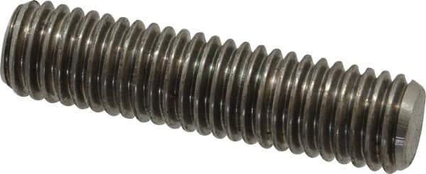 Dan-Loc Bolt & Gasket - 1/2-13 2" OAL Fully Threaded Stud - Stainless Steel, Plain Finish - Apex Tool & Supply