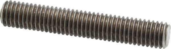 Dan-Loc Bolt & Gasket - 1/2-13 3" OAL Fully Threaded Stud - Stainless Steel, Plain Finish - Apex Tool & Supply