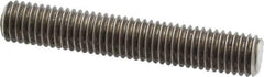 Dan-Loc Bolt & Gasket - 1/2-13 3" OAL Fully Threaded Stud - Stainless Steel, Plain Finish - Apex Tool & Supply