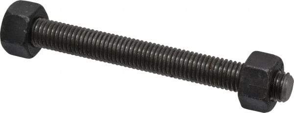 Dan-Loc Bolt & Gasket - 5/8-11 6" OAL Fully Threaded Stud - Alloy Steel, Plain Finish - Apex Tool & Supply