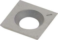 Onsrud - VGPT160412 Carbide Milling Insert - Uncoated, 1/4" Thick, 1/2" Inscribed Circle, 3/64" Corner Radius - Apex Tool & Supply