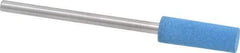 Value Collection - 5mm Max Diam x 15mm Long, Cylinder, Rubberized Point - Medium Grade, Ceramic, Mounted - Apex Tool & Supply