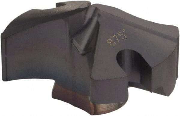 Iscar - Series IDI-SG, 7/8" Diam Grade IC908 140° Replaceable Drill Tip - Carbide, TiAlN Finish - Apex Tool & Supply