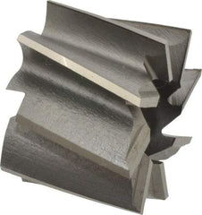 Made in USA - 1-1/2" Diam, 1/2" Arbor Hole Diam, 1-1/8" Length of Cut, 8 Flute, High Speed Steel, Finisher Shell End Mill - Right Hand Cut, Right Hand Spiral Flute, Uncoated - Apex Tool & Supply