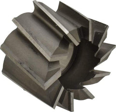 Made in USA - 2-1/4" Diam, 1" Arbor Hole Diam, 1-1/2" Length of Cut, 10 Flute, High Speed Steel, Finisher Shell End Mill - Right Hand Cut, Right Hand Spiral Flute, Uncoated - Apex Tool & Supply