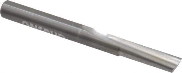 Onsrud - 1/4" Diam, 1/4" Shank Diam, 3/4" Length of Cut, 1 Flute Single Edge Straight Router Bit - 2-1/2" Overall Length, Right Hand Cut, Solid Carbide - Apex Tool & Supply