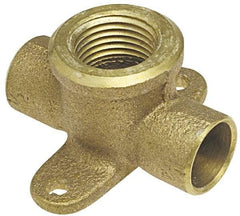 NIBCO - 3/4" Cast Copper Pipe Drop Tee - C x C x F, Pressure Fitting - Apex Tool & Supply
