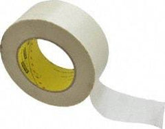 3M - 60 Yd Long x 2" Wide, Series 361, White Silicone Glass Cloth Tape - 7.5 mil Thick, 182 Lb/In Tensile Strength - Apex Tool & Supply