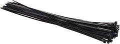 Thomas & Betts - 24.2" Long Black Nylon Standard Cable Tie - 120 Lb Tensile Strength, 1.91mm Thick, 3" Max Bundle Diam - Apex Tool & Supply