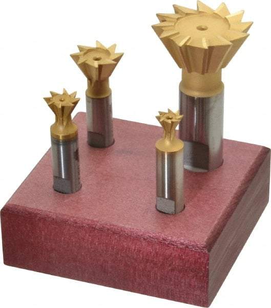 Value Collection - Dovetail Cutter Sets Included Angle: 60 Minimum Cutting Diameter (Inch): 3/8 - Apex Tool & Supply