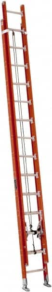 Louisville - 28' High, Type IA Rating, Fiberglass Industrial Extension Ladder - Apex Tool & Supply