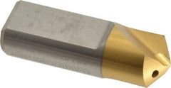 Kennametal - 15mm Diam, 118°, HTS DFT High Speed Steel Pilot Drill Insert - Style B510, TiN Coated - Apex Tool & Supply