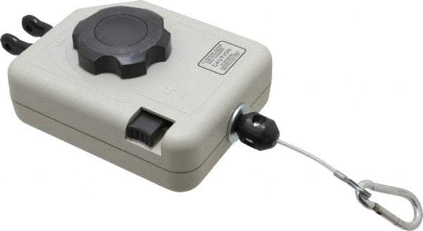 Aero-Motive - 6 Lb Load Capacity, 6.6' Travel Distance, Tool Balancer - Nylon Hose Cable, High Impact Composite Housing, Tension Adjustment - Apex Tool & Supply