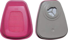 3M - Olive and Magenta P100 Cartridge and Filter Combination - Series 6000, Protects Against Formaldehyde, Organic Vapor - Apex Tool & Supply