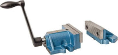 Bison - 6" Jaw Width, Horizontal Stationary Machine Vise - Manual Operation, 1 Station, 3" Deep, 8,990 Lb Max Clamp Force - Apex Tool & Supply