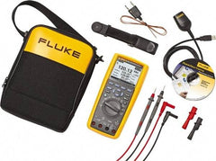 Fluke - 16 Piece, Electrical Test Equipment Combination Kit - 1,000 Volt Max, 10 Max Amp - Apex Tool & Supply