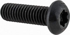 Camcar - 3/8-16 UNC Torx Plus Drive, Button Screw - Alloy Steel, Black Oxide Finish, Fully Threaded, 1-1/4" Length Under Head - Apex Tool & Supply