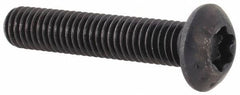 Camcar - #10-32 UNF Torx Plus Drive, Button Screw - Alloy Steel, Black Oxide Finish, Fully Threaded, 1" Length Under Head - Apex Tool & Supply