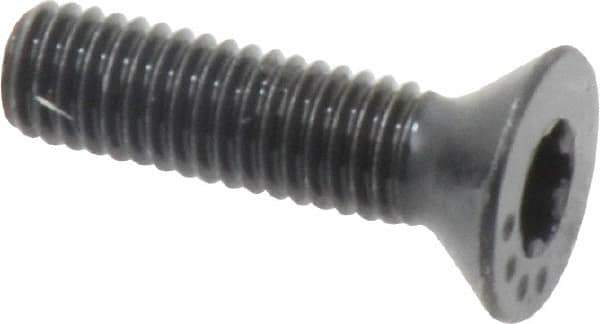 Camcar - #10-32 UNF Torx Plus Drive, 82° Flat Screw - Alloy Steel, Black Oxide Finish, Fully Threaded, 3/4" OAL - Apex Tool & Supply