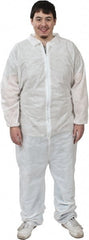 PRO-SAFE - Pack of (25), Size 3XL SMS Chemical Resistant Coveralls - Apex Tool & Supply