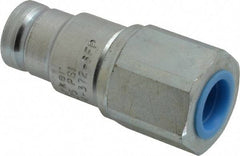 Parker - 3/8-18 NPSF Steel Hydraulic Hose Female Pipe Thread Nipple - 3,625 psi - Apex Tool & Supply