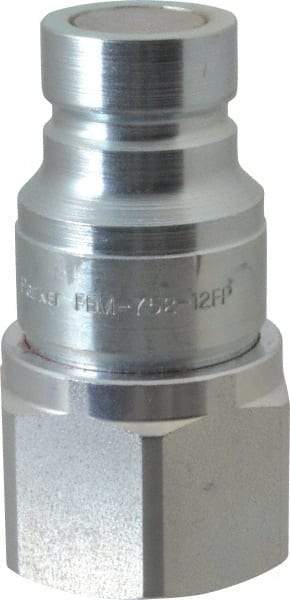 Parker - 3/4 - 14 NPSF Steel Hydraulic Hose Female Pipe Thread Nipple - 3,625 psi - Apex Tool & Supply