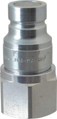 Parker - 3/4 - 14 NPSF Steel Hydraulic Hose Female Pipe Thread Nipple - 3,625 psi - Apex Tool & Supply