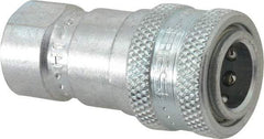 Parker - 1/8 NPTF Steel Hydraulic Hose Female Pipe Thread Coupler - 5,000 psi - Apex Tool & Supply