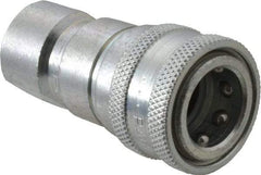 Parker - 3/4-16 SAE ORB Steel Hydraulic Hose Female Straight Thread Coupler - 4,000 psi - Apex Tool & Supply