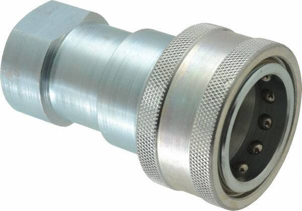 Parker - 1 NPTF Steel Hydraulic Hose Female Pipe Thread Coupler - 2,000 psi - Apex Tool & Supply